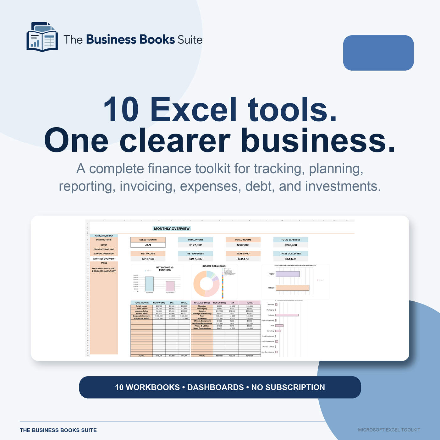 Business Books product preview